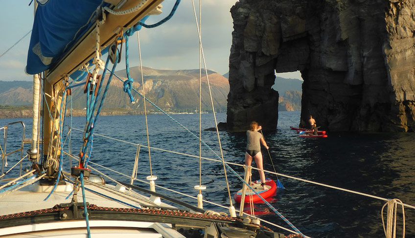 Escursioni Lipari - Lipari in barca a vela