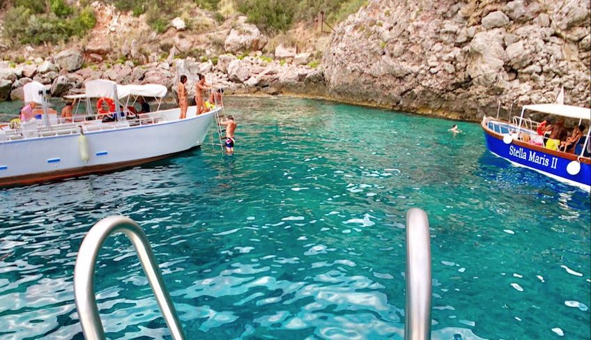 escursione grotta azzurra taormina  - escursioni barca taormina