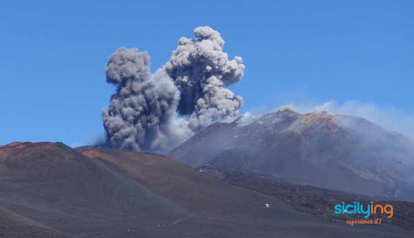 Trekking invernale sull'Etna