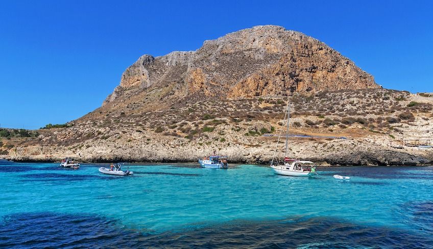 egadi in barca - crociera sicilia