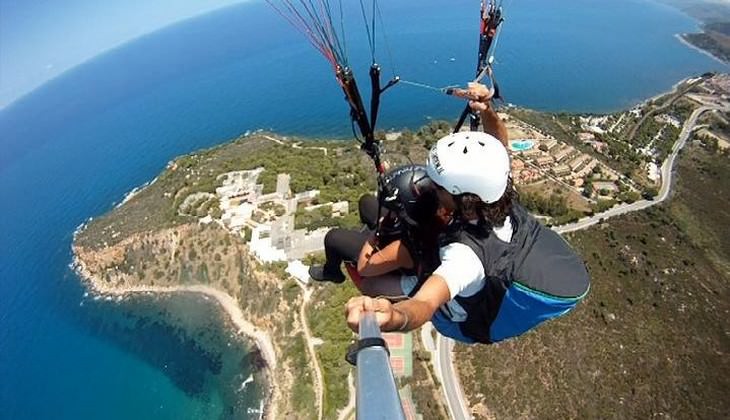 parapendio palermo - lancio in tandem sicilia