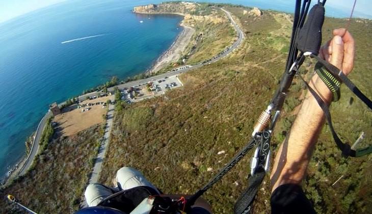 parapendio palermo - lancio in tandem sicilia