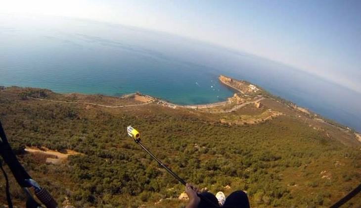 parapendio palermo - lancio in tandem sicilia