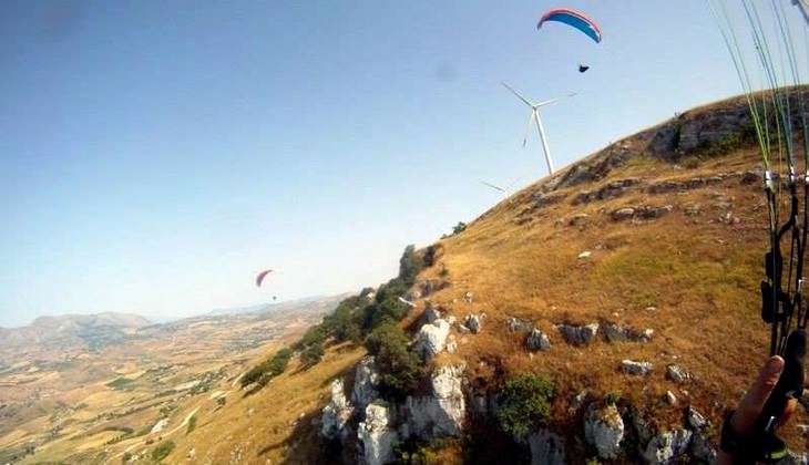 parapendio palermo - lancio in tandem sicilia