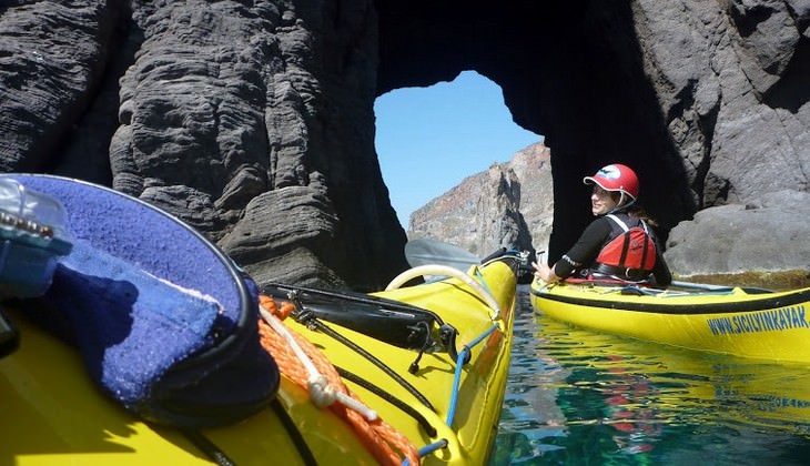 kayak sicilia - escursione eolie