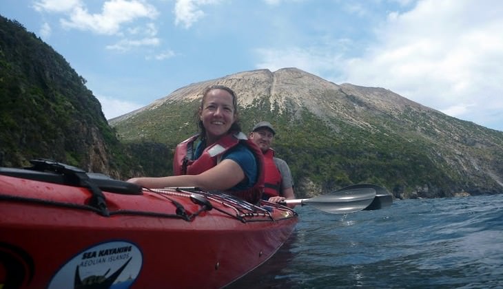 kayak sicilia - escursione eolie