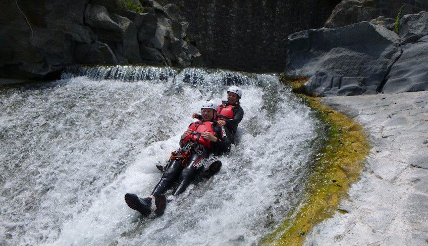 canyoning sicilia - canyoning fiume alcantara