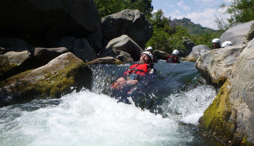 canyoning sicilia - canyoning fiume alcantara