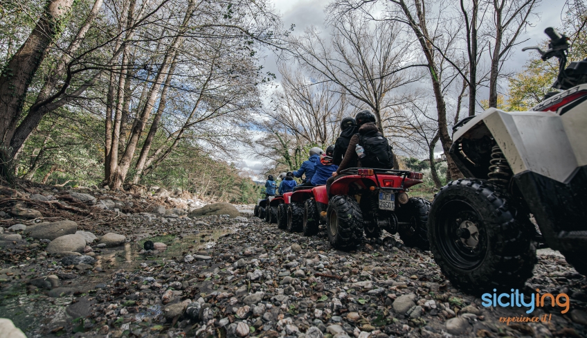 Gole Alcantara tour in quad